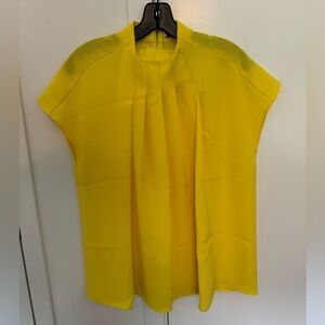 Tibi yellow top